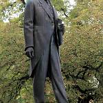 Kolín - památník T. G. Masaryka, socha prezidenta (2015)