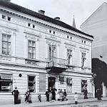 Kolín - ulice Politických vězňů, dům čp. 64 hostinec U Karla IV. (kolem roku 1910, SOkA Kolín)