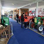 Radovesnice II - muzeum veteránů, expozice traktorů (2015)