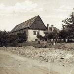 Kolín - Legerova ulice, zaniklý dvůr Hášů z Újezda od jihovýchodu (před rokem 1916, neznámý autor, SOkA Kolín)