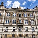 Kolín - bývalá okresní (občanská) záložna, jižní fasáda (2023)