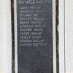 Polní Chrčice - pomník padlým v 1. světové válce (2016)