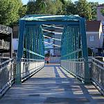 Kolín - lávka na Kmochův ostrov (2016)