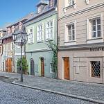 Kolín - ulice Karoliny Světlé (židovské ghetto) od východu k západu (2012)