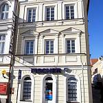 Kolín - ulice Na Hradbách (Židovské ghetto), dům čp. 155, fasáda do Pražské ulice (2016)