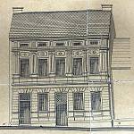 Kolín - Kutnohorská ulice, Kmochův dům čp. 50, návrh (1881, Stavební úřad Kolín)