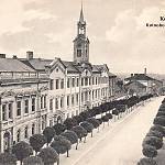 Kolín - Kutnohorská ulice od kláštera (1908)