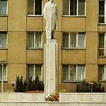 Kolín - zaniklý památník V. I. Lenina (1985, foto Jan Neubert)