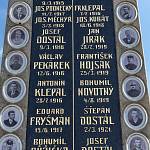 Němčice - pomník padlým v 1. světové válce, nápisová deska (2018)