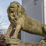 Sedlov - památník padlým v 1. světové válce, plastika lva (2020)