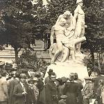 Kolín - památník padlým v 1. světové válce, odhalení památníku (1923)