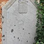 Křečhoř - hřbitov u kostela Božího těla, epitaf Karoliny Bolfrasové z Ahnenburgu (2017)