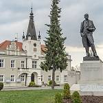 Pečky - památník T. G. Masaryka, celkový pohled (2019)