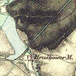Stříbrná Skalice - Hruškovský mlýn na mapě II. vojenského mapování 1836-52 (© 2nd Military Survey, Austrian State Archive/Military Archive, Vienna)