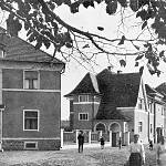 Kolín - ulice U Borků, pohled z ulice Okružní (1924, foto J. Freiwald)