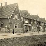Kolín - domy v Horského ulici od jihu (30. léta 20. století)