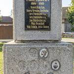 Bohouňovice II - památník padlým v 1. světové válce, detail (2018)