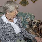 Anna Hrubá z Gelenj se psem Maxíkem (2019)