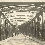 Kolín - zaniklý železný most (cca 1920, SOkA Kolín)