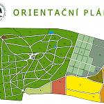 Kostelec nad Černými lesy - arboretum, plánek