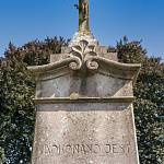 Žehuň - centrální hřbitovní kříž, polodetail (2021)