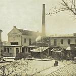 Kolín - továrna Kolinea, původní továrna Karla Cyvína (před rokem 1906, SOkA Kolín)