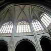 Kolín - chrám sv. Bartoloměje, sklenutí vysokého chóru Petra Parléře