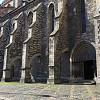 Kolín - chrám sv. Bartoloměje, severní průčelí raně gotické lodi