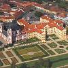 Jaroměřice nad Rokytnou - zámek, letecký pohled