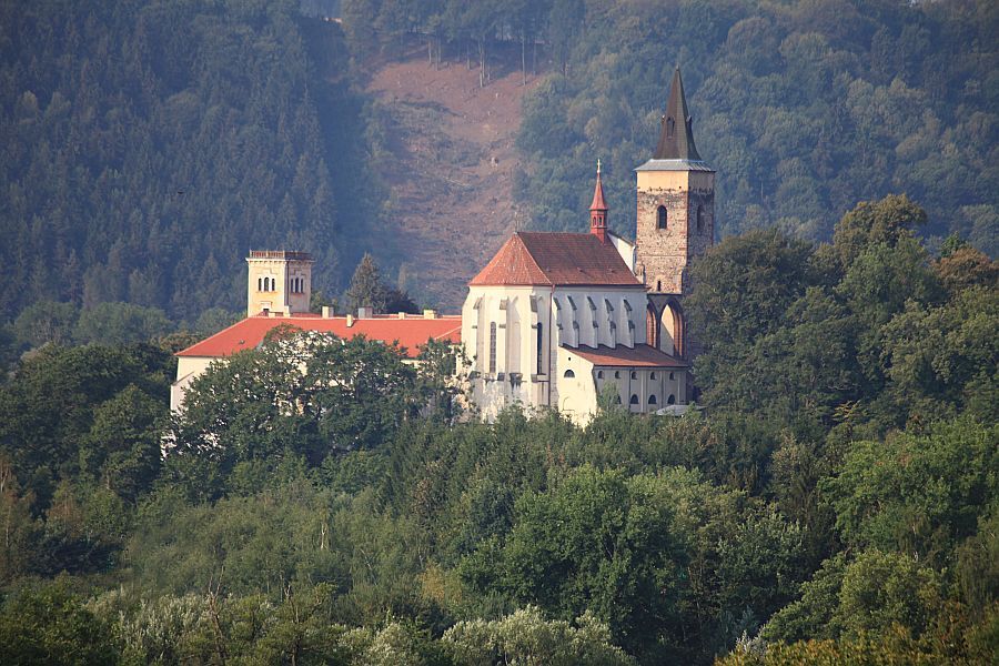 Sázavský klášter od východu
