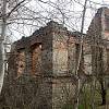 Pohled od severu na zříceniny paláce na Zásadce