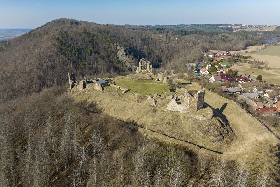 Hedvikovská rokle - hrad Lichnice
